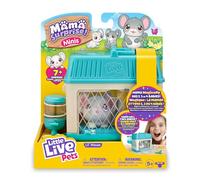 Little Live Pets - Mama Surprise Minis Mouse, Topolino di peluche con suoni e movimenti, che ha bambini, animali domestici interattivi, giocattolo per ragazzi e ragazze +5 anni