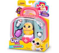 Little Live Pets Ouchies - Kit da veterinario Chirpy il Chick, giocattolo interattivo, guance luminose, accessori e set da 16,7 cm, diagnosi e cura, + 20 suoni e reazioni, gioca all'infinito