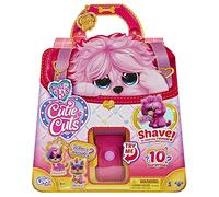 Little Live Pets Scruff-a-Luvs Cutie Cuts Shave, Reveal and Style, Plush Rescue pet, Pink