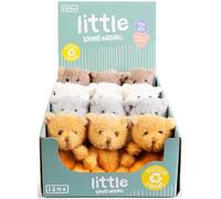 LITTLE LIVING NATURE CLIPS TEDDY KEYRINGS ASSORTED