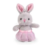 Little Living Nature Coniglietto Grigio in Tutu Peluche - Giocattolo di Stoffa per Bambini e Adulti, Giocattolo Morbido e Coccoloso