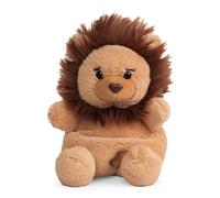 LITTLE Living Nature Snugglies Leone Peluche - Collezione Animali Safari per Bambini, Giocattolo Morbido e Coccoloso