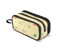 Little Lovely Bird - Astuccio portapenne di grande capacità, per ragazzi e ragazze, a 3 scomparti, per studenti, cancelleria, organizer per pennarelli, per scuola, ufficio, lavoro, Little Lovely Bird,