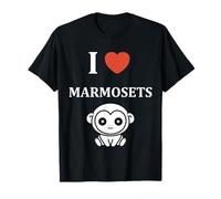 Little Marmosets Monkey Animals Funny i Love Marmoset Maglietta