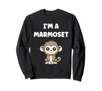 Little Marmosets Monkey Animals Funny I'm a Marmoset Felpa