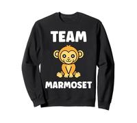 Little Marmosets Monkey Animals Funny Team Marmoset Felpa