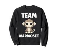 Little Marmosets Monkey Animals Funny Team Marmoset Felpa