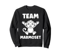 Little Marmosets Monkey Animals Funny Team Marmoset Felpa
