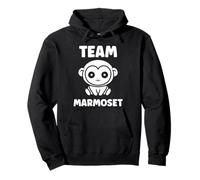 Little Marmosets Monkey Animals Funny Team Marmoset Felpa con Cappuccio