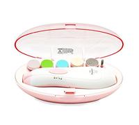 Little Martin’s Drawer Lima per Unghie per Bambino - Taglia Unghie di Sicurezza per Neonati e Bambini Piccoli per Dita di Mani e Piedi - Cura, Pulisce e Rifinisce - Accessorio per Maschi e Femmine - A Batteria (AA) (Rosa)