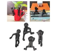 Little Men Flower Pot Hugger Resin Craft Figurine Decorazione Rampicante