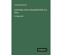 Little Men; Life at Plumfield With Jo's Boys: in large print