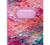 LITTLE MERMAID Radiant in Rainbow *COMPOSITION NOTEBOOK JOURNAL DIARY ART SKETCH BOOK Princess Girl Teen GIFT: WIDE RULE LINED PAPER֍SCHOOL OFFICE ... High School College Ivy League University