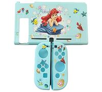 Little Mermaid Strong Hard Wearing TPU Rubber Case Shell Protective Cover for Nintendo Switch and Joy Cons