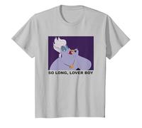 Little Mermaid Ursula So Long Lover Boy Maglietta, Bambini, Argento, 3 anni