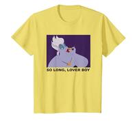 Little Mermaid Ursula So Long Lover Boy Maglietta, Bambini, Limone, 3 anni