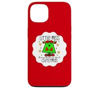Little Miss Christmas Xmas Teacher Fall Holiday Nurse Cute Custodia per iPhone 13