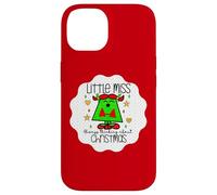 Little Miss Christmas Xmas Teacher Fall Holiday Nurse Cute Custodia per iPhone 14