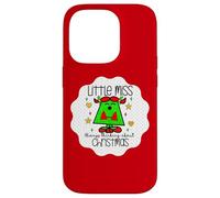Little Miss Christmas Xmas Teacher Fall Holiday Nurse Cute Custodia per iPhone 14 Pro