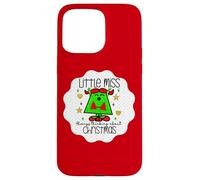 Little Miss Christmas Xmas Teacher Fall Holiday Nurse Cute Custodia per iPhone 15 Pro Max