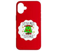 Little Miss Christmas Xmas Teacher Fall Holiday Nurse Cute Custodia per iPhone 16 Plus