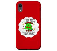 Little Miss Christmas Xmas Teacher Fall Holiday Nurse Cute Custodia per iPhone XR