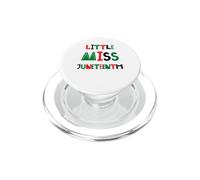 Little Miss Juneteenth Principessa Nera Ragazza Magica Bambino Divertimento PopSockets PopGrip per MagSafe