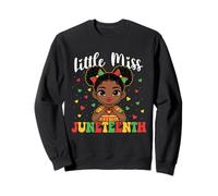 Little Miss Juneteenth - Storia Nera Radici Africane Melanina Felpa