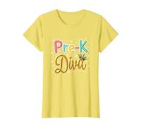 Little Miss Pre-K Diva | Principessa Prescolare Maglietta, Donna, Limone, XS