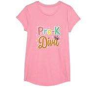 Little Miss Pre-K Diva | Principessa Prescolare Maglietta, Ragazze, Rosa, L