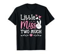 Little Miss Two Much, festa per il secondo compleanno Maglietta