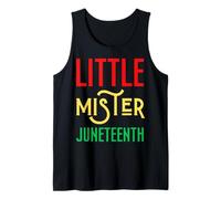 Little Mister Juneteenth Black Boy per Bambini Piccoli Divertenti Canotta