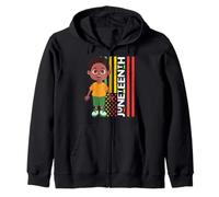 Little Mister Juneteenth Prince Black Boy Melanin Son Bruh Felpa con Cappuccio