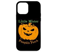 Little Mister Pumpkin Patch Autunno Ringraziamento Pumpkins Boys Custodia per iPhone 12 mini
