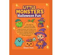 Little Monsters Halloween Fun: A spooky and fun Halloween activity book for kids