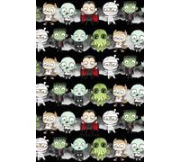 Little Monsters Notebook: 6"x9" lined paperback; 100 pages