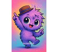 Little Monsters Weekly Planner 2025 - Multilingual Cute Creature Organizer | One Week per Page | Fun Kids & Teens Agenda