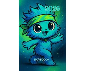 Little Monsters Weekly Planner 2026 - Multilingual Cute Creature Organizer | One Week per Page | Fun Kids & Teens Agenda