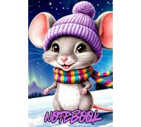 Little Mouse Notebook for Kids: Cute Mice Journal, 120 Lined Pages, 6"x9"