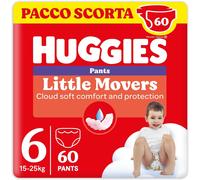 Little Movers Pannolini Mutandina Taglia 6 (15-25 Kg) Ultra assorbente