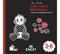 Little One's Milestones: A Journey Through Baby's First Year: Rhythmic High-Contrast Baby Book - Red, Black & White (3-6 Months)