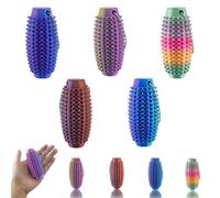 Little Ouchies - Giocattolo antistress per adulti, tascabile, con impugnatura appuntita e portachiavi stimolante, stampato in 3D, ciondolo a forma di chiave appuntita per alleviare l'ansia e lo stress