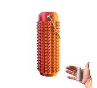 Little Ouchies - Giocattolo antistress per adulti, tascabile, con impugnatura appuntita e portachiavi stimolante, stampato in 3D, ciondolo a forma di chiave appuntita per alleviare l'ansia e lo stress