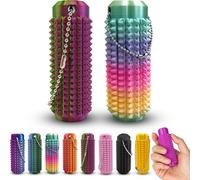 Little Ouchies - Portachiavi antistress per alleviare l'ansia e il dolore, giocattolo antistress, idea regalo per amici (arcobaleno + multicolore)