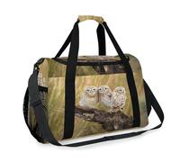 Little Owl - Borsone da viaggio carino per ragazze, ragazzi, donne, uomini, gufi, weekend, pernottamento, borsa a tracolla per viaggi, sport, palestra