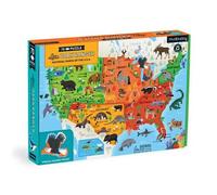 Little Park Ranger National Parks Map of the U.S.A. Geography Puzzle