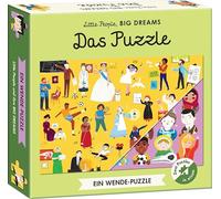 Little People, BIG DREAMS - Das Puzzle: Doppelseitiges 100-Teile-Puzzle für Kinder ab 5 Jahre