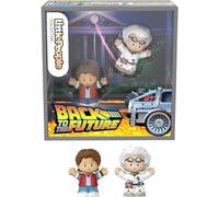 Little People Collector Ritorno al Futuro Edizione Speciale, set per adulti e fan, 2 personaggi in una confezione da esposizione, JFD74