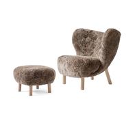 Little Petra VB1 Poltrona Shearling Sahara/Rovere Oliato In TD1 Pouf