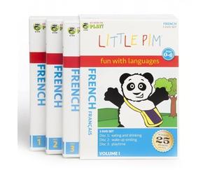 Little Pim: Foreign Language and Fun - French, Volume One (Eating and Drinking / Playtime / Wake Up Smiling) by Little